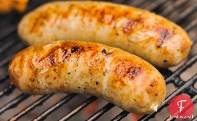 Aglio arrosto e salsiccia di pollo Feta