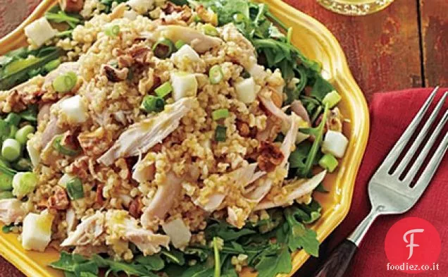 Insalata Bulgur con mele e pollo