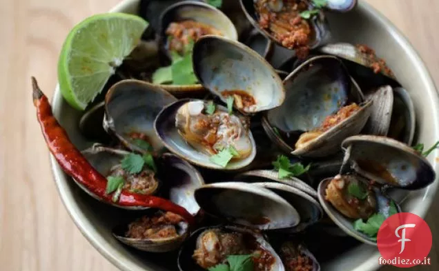 Vongole con Tequila e Chorizo