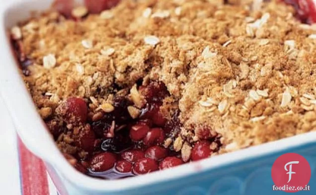 Cranberry-Cherry Crumble