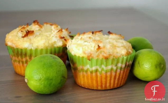 Muffin al lime al cocco