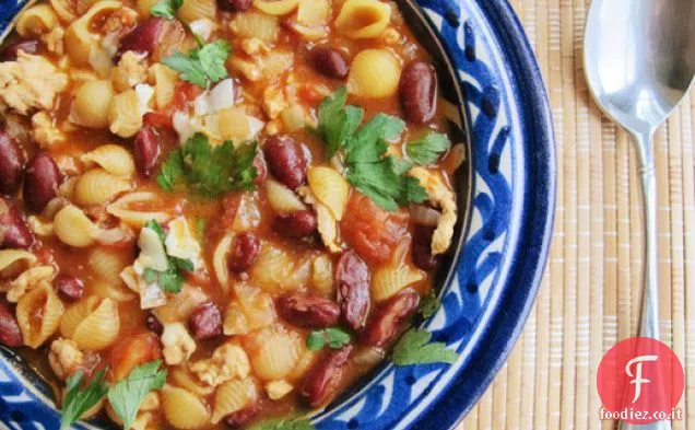 Pollo Pasta e Fagiole con Paprika Affumicata
