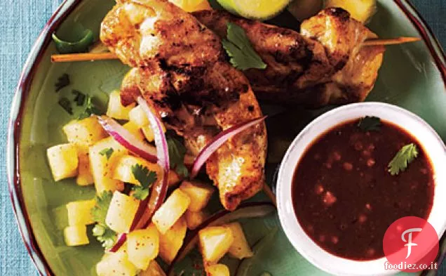 Ananas Pollo Satay