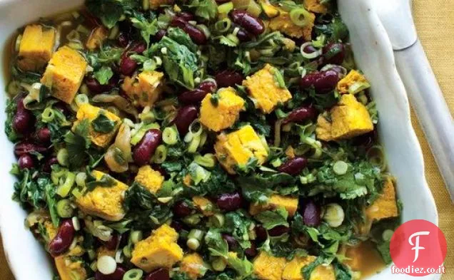 Erba verde e fagioli stufato (Ghormeh Sabzi) da ' La nuova cucina persiana