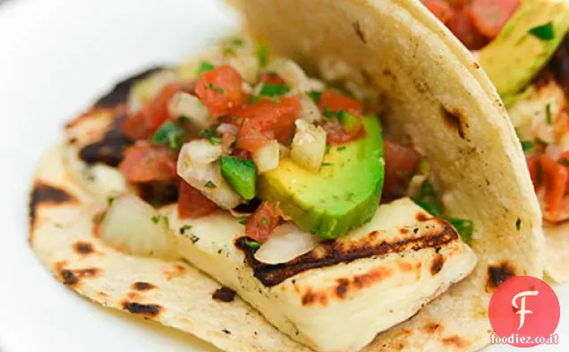 Tacos al formaggio alla griglia