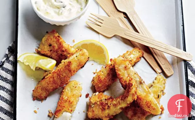 Panko-Bastoncini di pesce in crosta