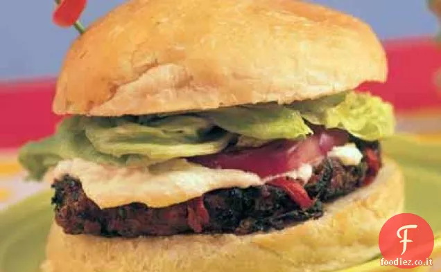 Hamburger in stile greco con Feta Aioli