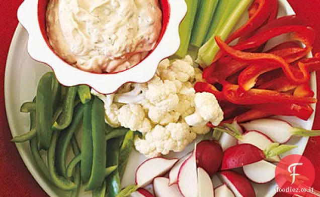 Caesar Dip con Crudités