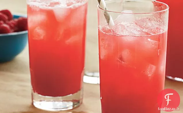 Limonata fresca di lamponi