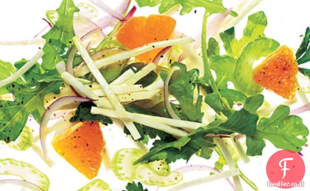 Radice di sedano-Insalata di rucola