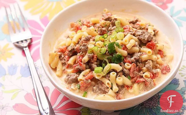 Cheeseburger Maccheroni al Formaggio