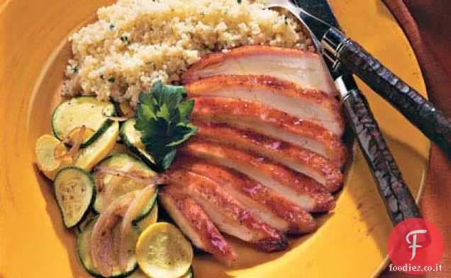 Lampone-Pollo barbecue