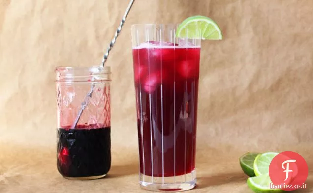 Mirtillo Lime Rickey