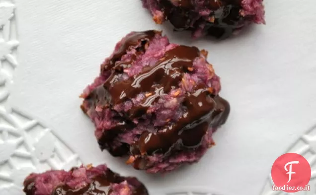 Amaretti al Cioccolato fondente al lampone