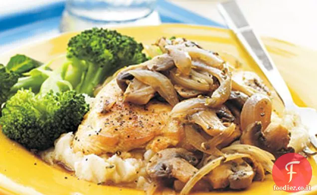 Pollo alle erbe di funghi