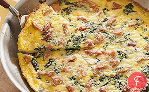 Frittata di bietole e prosciutto