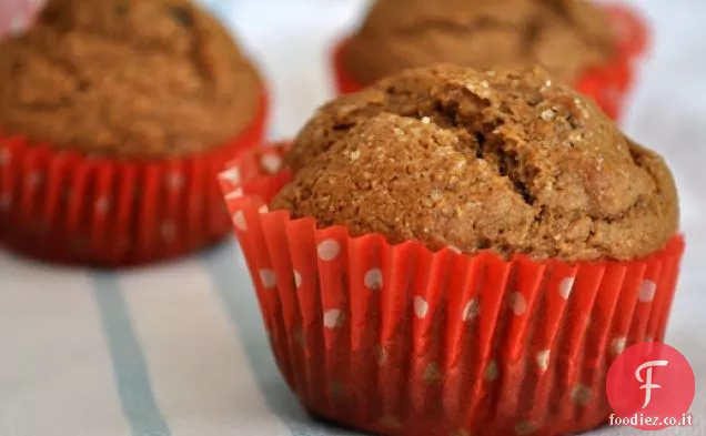 Muffin all'uvetta di segale