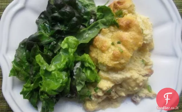 Soufflé di formaggio e pancetta