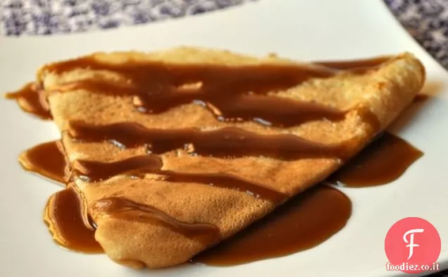Crepes con Salsa al Caramello