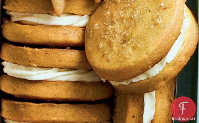 Biscotti sandwich di patate dolci-Marshmallow