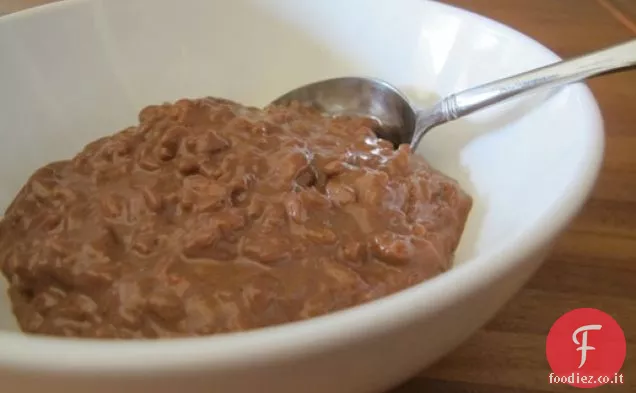 Risotto caldo al cioccolato