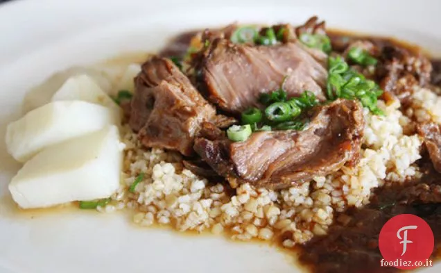 Sichuan Brasato guance di maiale