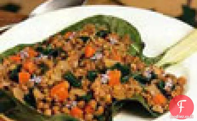 Lenticchie con Salsiccia e Bietole