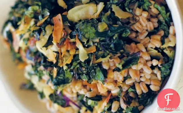 Cuocere il libro: Insalata di cavolo con cocco tostato