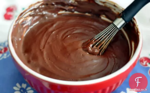 Facile budino al cioccolato