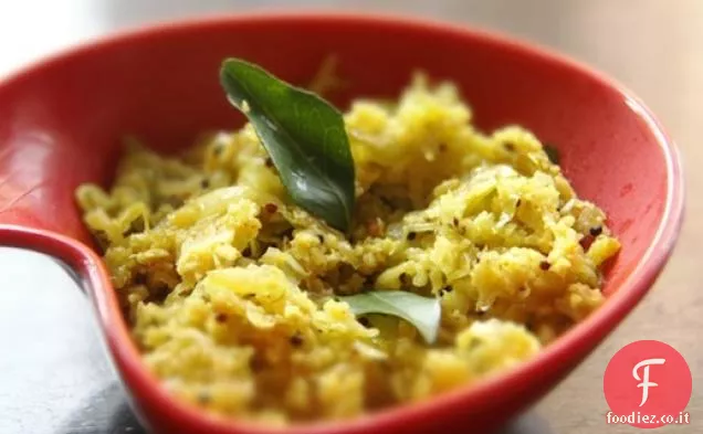 Cavolo Thoran (cavolo fritto in padella stile Kerala)
