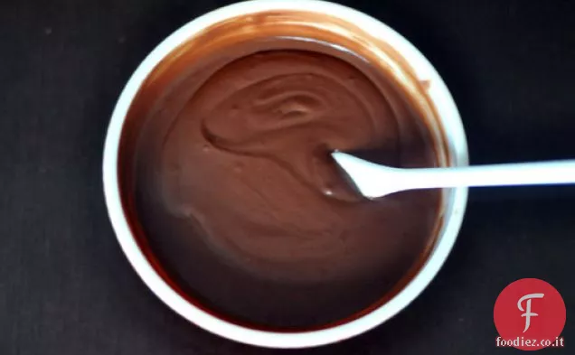 Budino di latticello al cioccolato