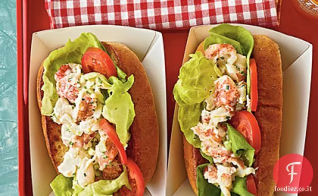 Involtini di aragosta a basso contenuto di grassi