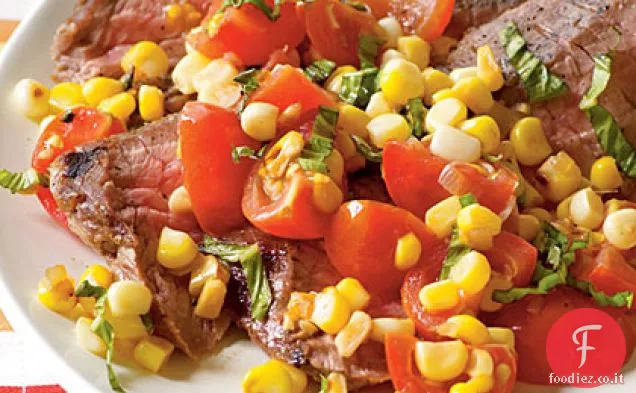 Pan-arrosto di mais e pomodoro gusto