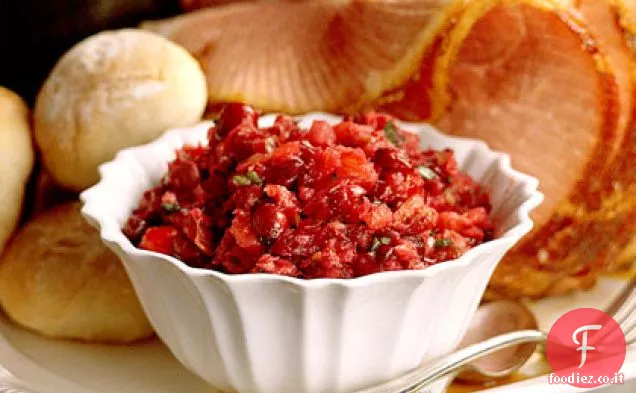 Salsa di mirtilli rossi