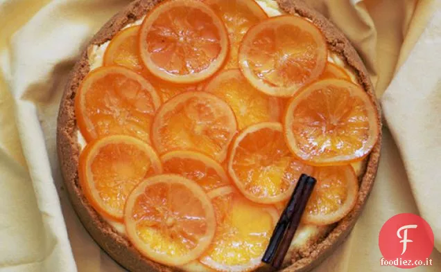 Cheesecake ai fiori d'arancio