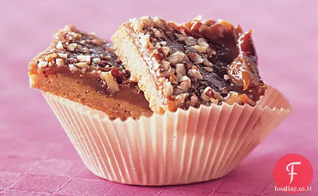 Barrette Caramello-Pecan a due strati