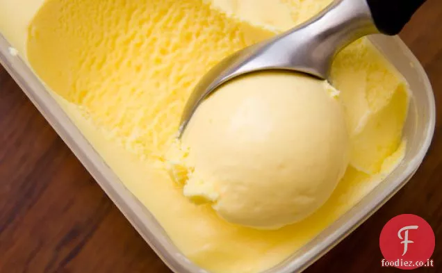 Gelato allo zafferano, Miele e arancia
