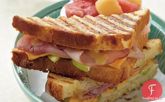 Panini al Prosciutto, formaggio e mela