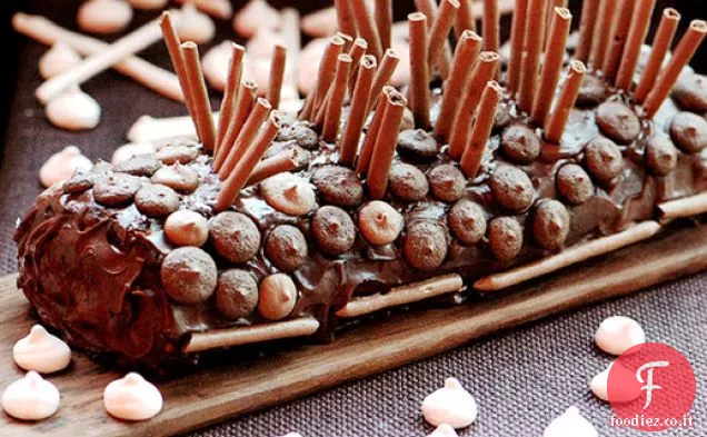 Cioccolato e caramello salato Bûche de Nöel