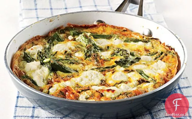 Frittata alle erbe con verdure e Formaggio di Capra
