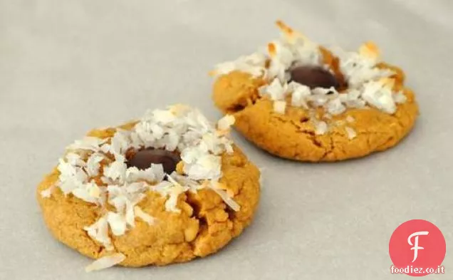 Biscotti al burro di arachidi e cocco