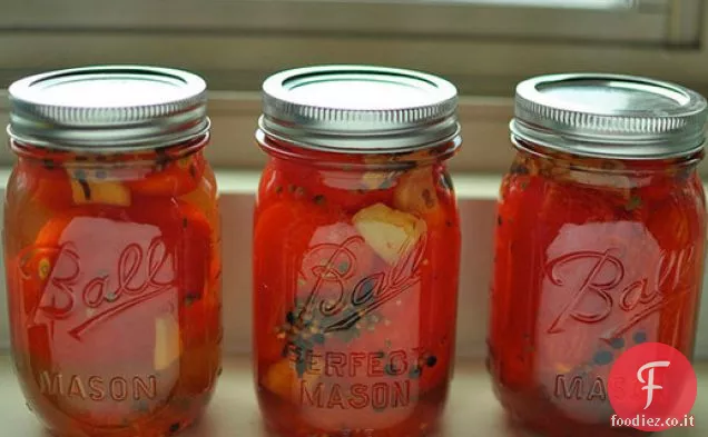 Pomodori rossi in salamoia