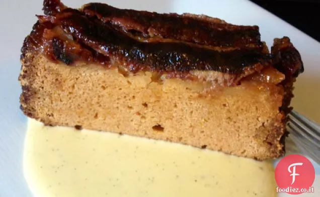 Cajeta alla banana Torta capovolta