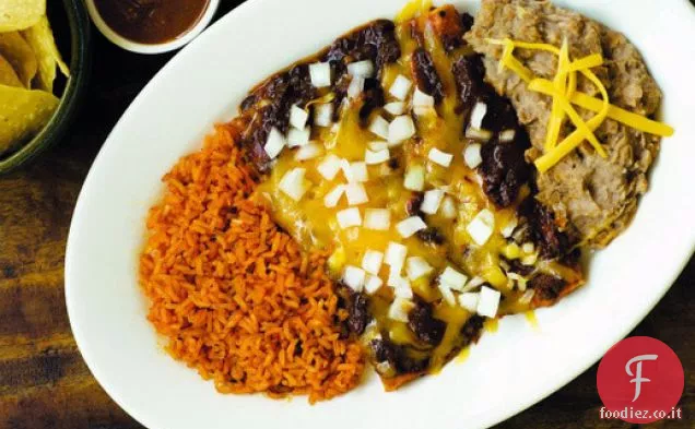 Cucinare il libro: Enchiladas formaggio con Peperoncino Con Carne