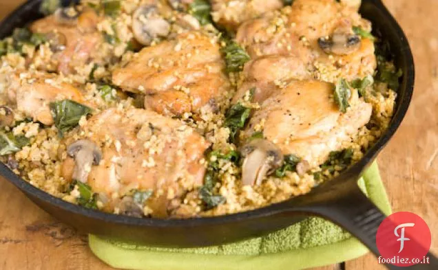 Padella di pollo e miglio