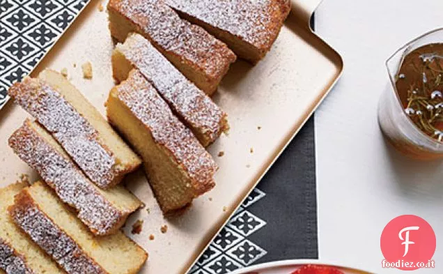 Pagnotte di torta al latticello profumate all'arancia
