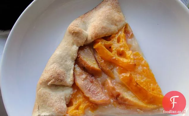 Cuocere il libro: Galette di Pesche bianche e Pomodori