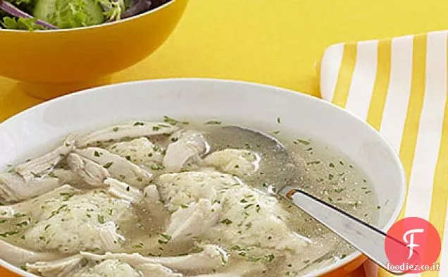 Pollo con gnocchi alle erbe