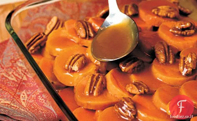 Tondi di patate dolci agli agrumi