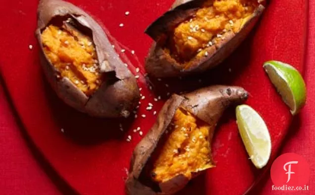 Patate dolci al forno due volte veloci e facili